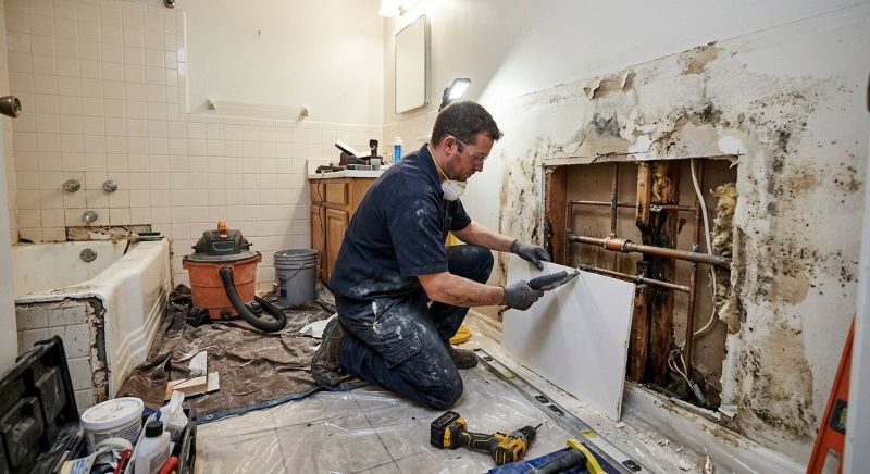 Bathroom Water Damage Repair in Alpharetta, GA